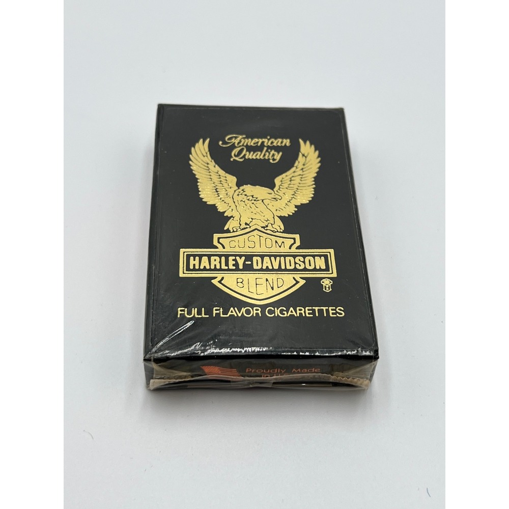 Harley-Davidson Playing Cards Vintage Cigarette Pack Style Sealed Promotional